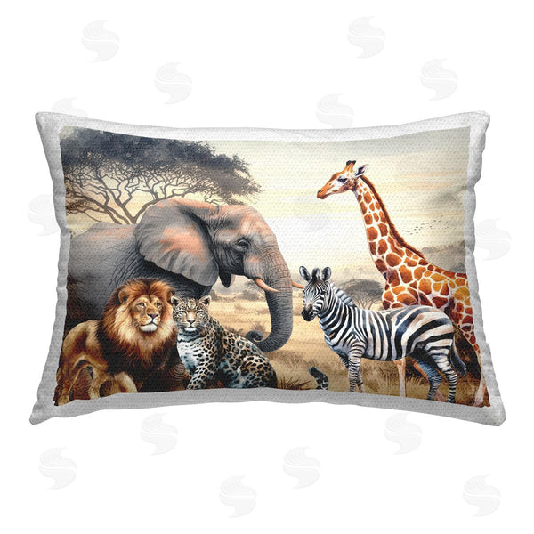 Stupell Industries Nicole DeCamp | Grouped Jungle Animals