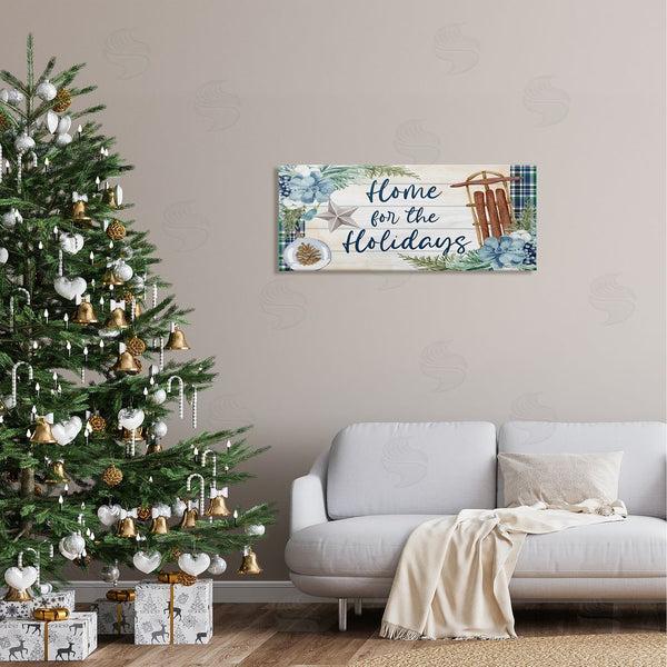 Stupell Industries Nicole DeCamp | Home For The Holidays Tartan Wall Art