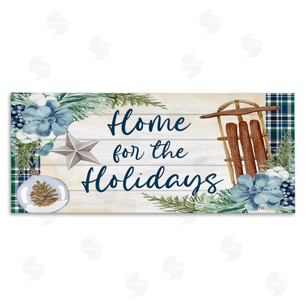stupell industries Nicole DeCamp | Home For The Holidays Tartan Wall Art