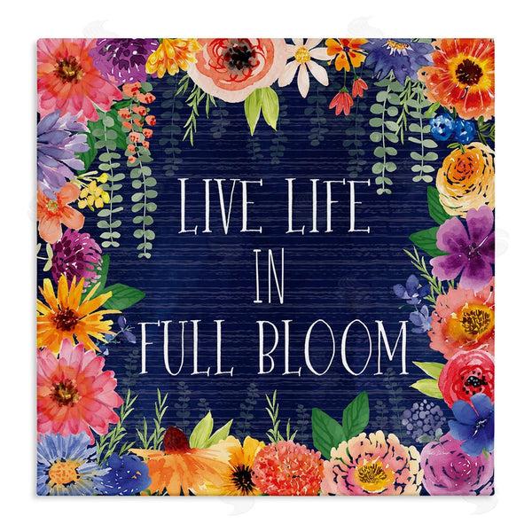 stupell industries Nicole DeCamp | Live Life in Full Bloom Wall Art
