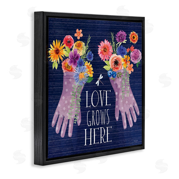 Stupell Industries Nicole DeCamp | Love Grows Here Gardening Gloves
