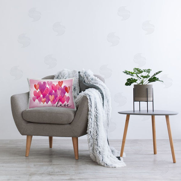 Stupell Industries Nicole DeCamp | Love With Layered Hearts
