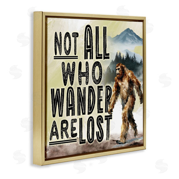 Stupell Industries Nicole DeCamp | Not All Who Wander Phrase