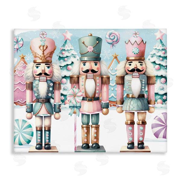 stupell industries Nicole DeCamp | Pastel Nutcracker Trio