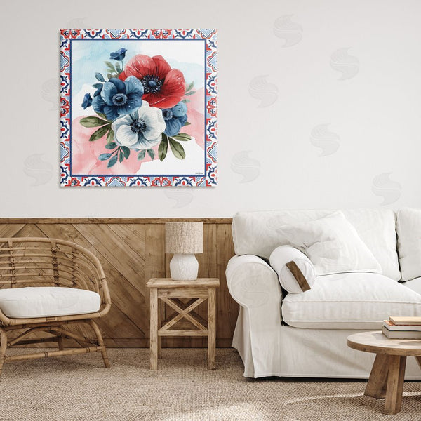 Stupell Industries Nicole DeCamp | Patriotic Poppies Bundle Wall Art