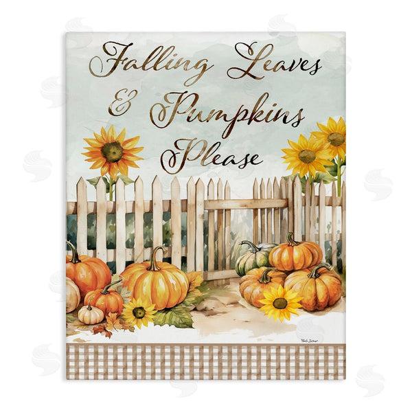 stupell industries Nicole DeCamp | Pumpkins Please Sentiment
