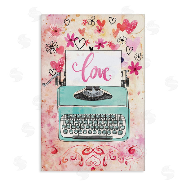 stupell industries Nicole DeCamp | Romantic Love Typewriter