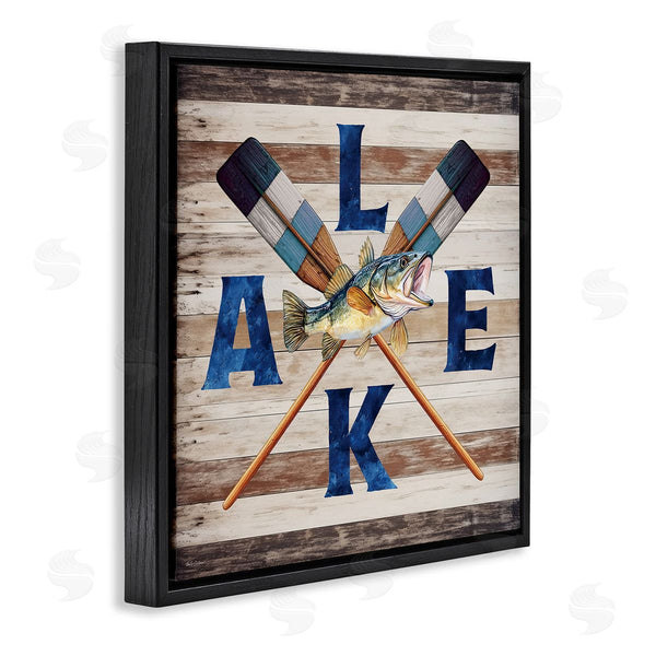 Stupell Industries Nicole DeCamp | Rustic Lake Boat Oars