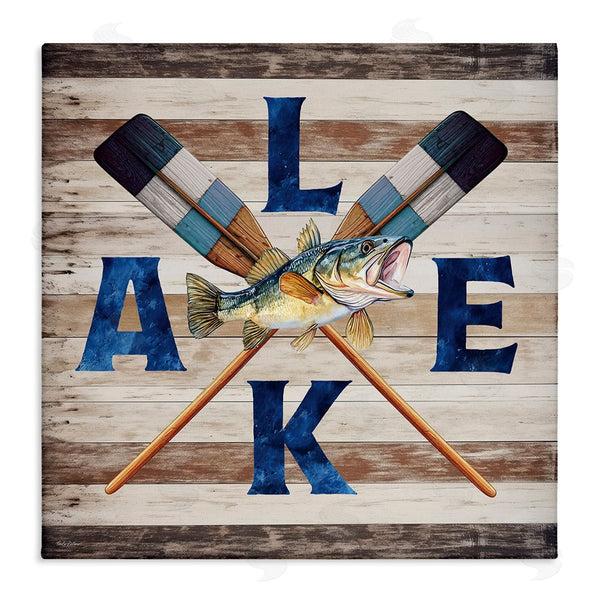 stupell industries Nicole DeCamp | Rustic Lake Boat Oars