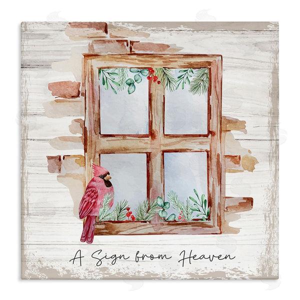 stupell industries Nicole DeCamp | Sign From Heaven Perched Cardinal Wall Art