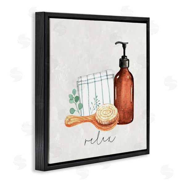 Stupell Industries Nicole DeCamp | Spa Bath Relax Calligraphy Wall Art