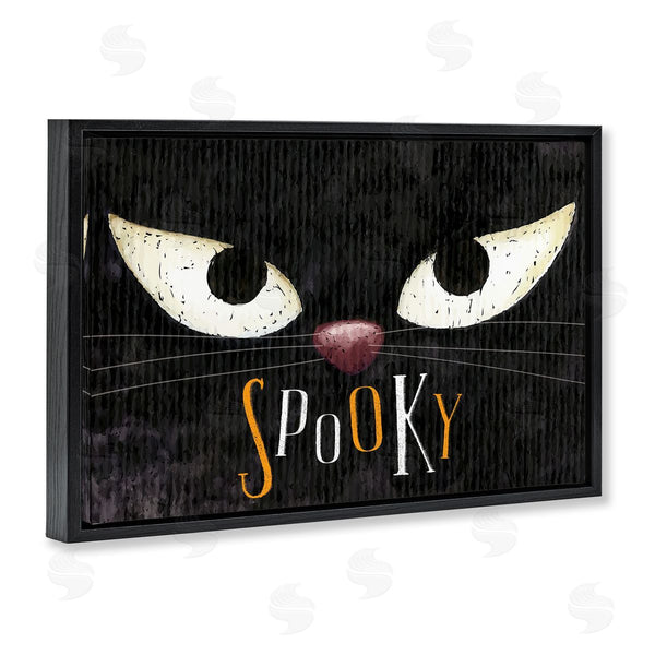 Stupell Industries Nicole DeCamp | Spooky Cat Eyes Wall Art