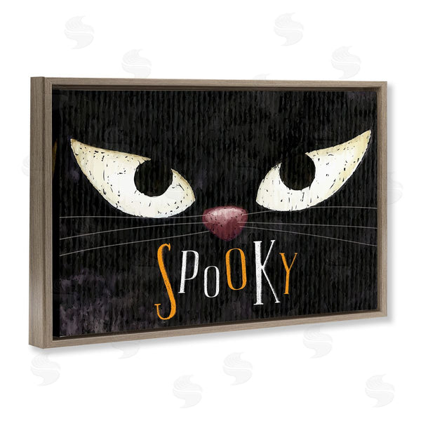 Stupell Industries Nicole DeCamp | Spooky Cat Eyes Wall Art