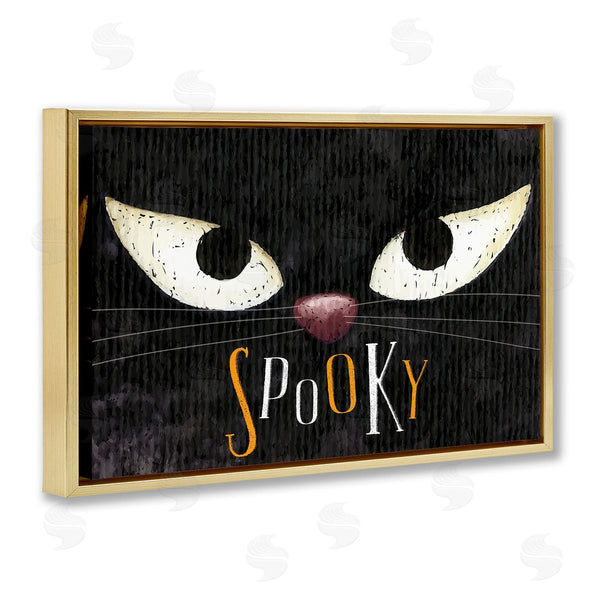 Stupell Industries Nicole DeCamp | Spooky Cat Eyes Wall Art