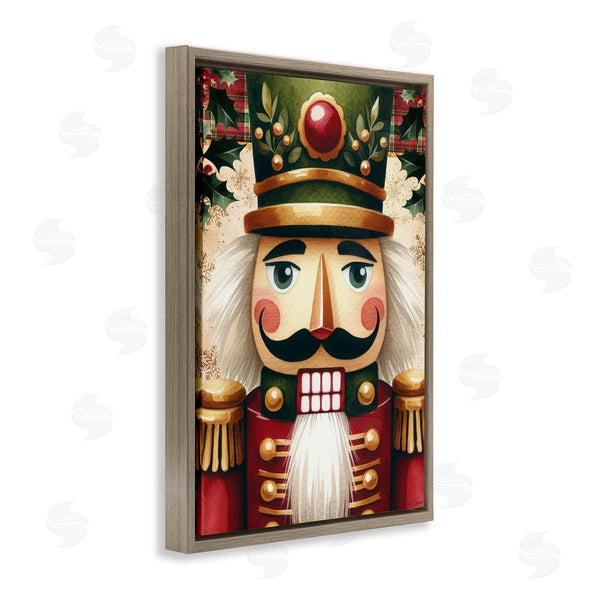Stupell Industries Nicole DeCamp | Traditional Festive Nutcracker Wall Art