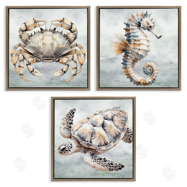 Stupell Industries Nicole DeCamp | Traditional Marine Life Wall Art