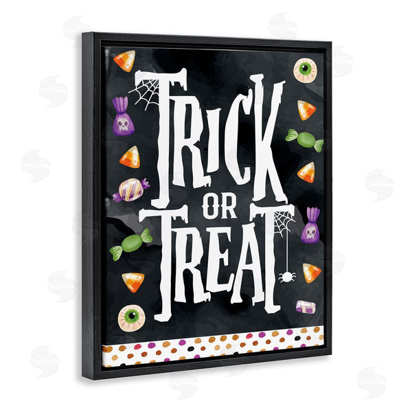 Stupell Industries Nicole DeCamp | Trick Or Treat Halloween Candy Wall Art