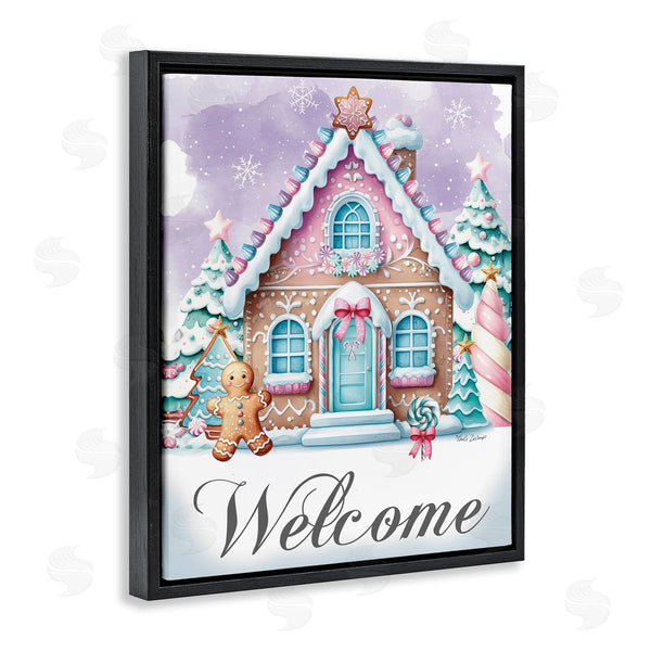 Stupell Industries Nicole DeCamp | Welcome Gingerbread House