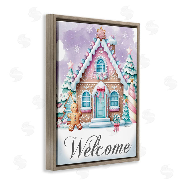 Stupell Industries Nicole DeCamp | Welcome Gingerbread House