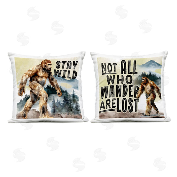 Stupell Industries Nicole DeCamp | Wild Mythical Creature Quotes Printed Throw Pillow Set