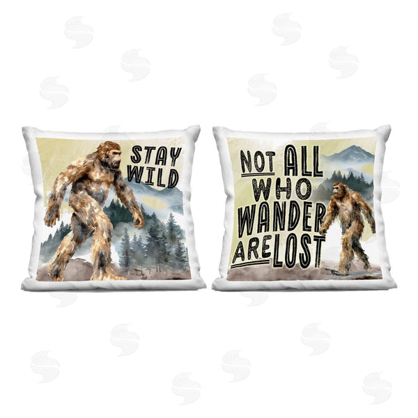 stupell industries Nicole DeCamp | Wild Mythical Creature Quotes Printed Throw Pillow Set
