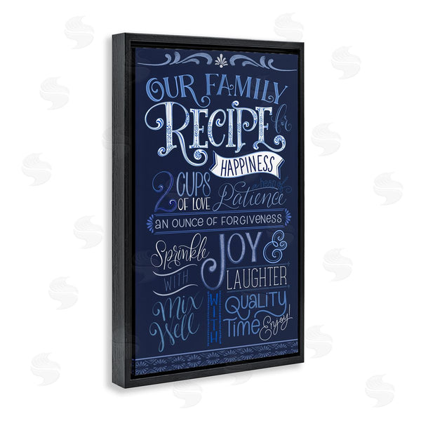 Stupell Industries Nicole Tamarin | Blue Our Family Recipe