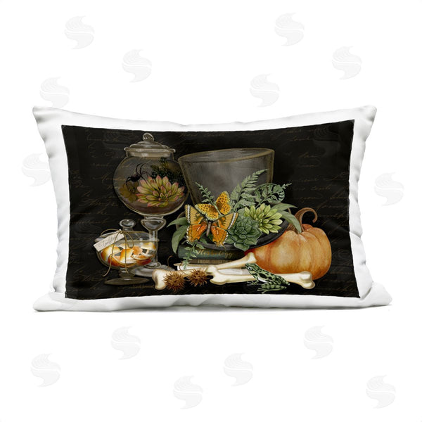 Stupell Industries Nicole Tamarin | Dark Academia Bookstack & Motif Printed Throw Pillow