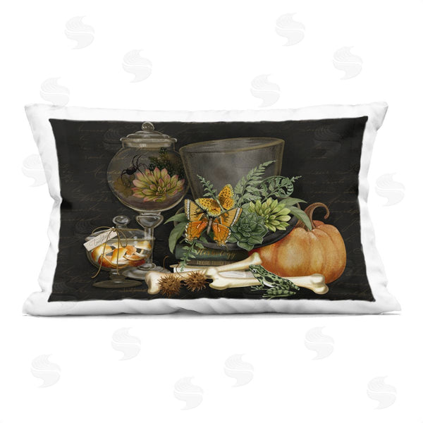 stupell industries Nicole Tamarin | Dark Academia Bookstack & Motif Printed Throw Pillow