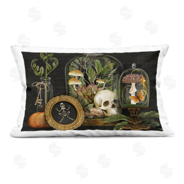 stupell industries Nicole Tamarin | Dark Academia Terrarium Motif Printed Throw Pillow