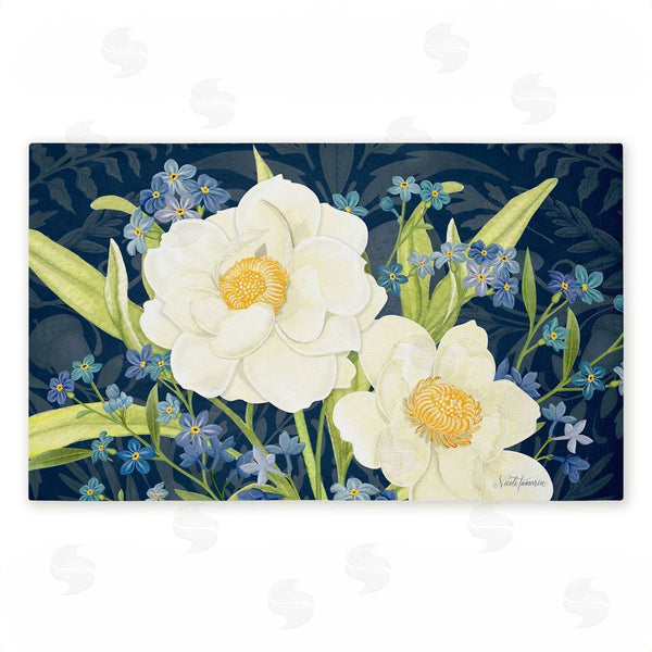 stupell industries Nicole Tamarin | Enchanted Midnight Garden Non-Woven Door Mat