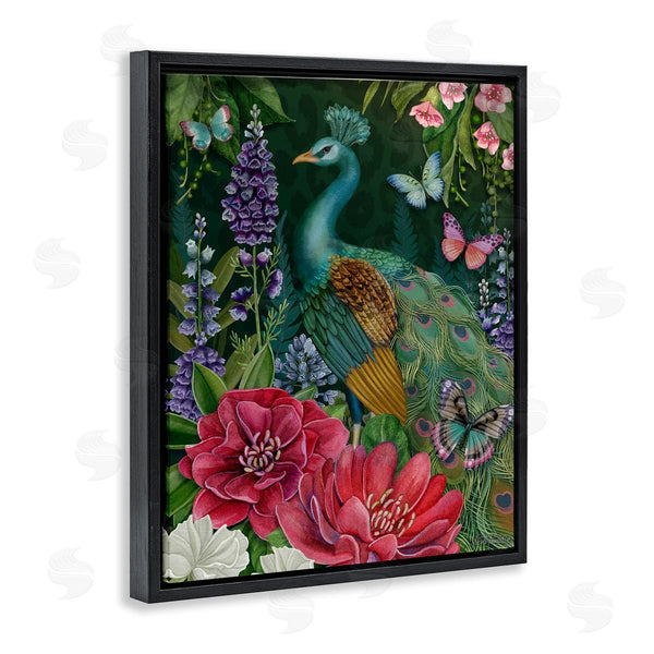 Stupell Industries Nicole Tamarin | Garden Motif Peacock