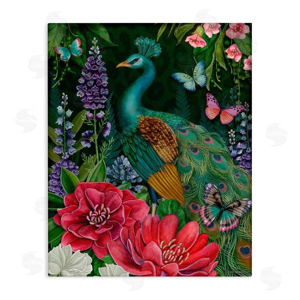 stupell industries Nicole Tamarin | Garden Motif Peacock