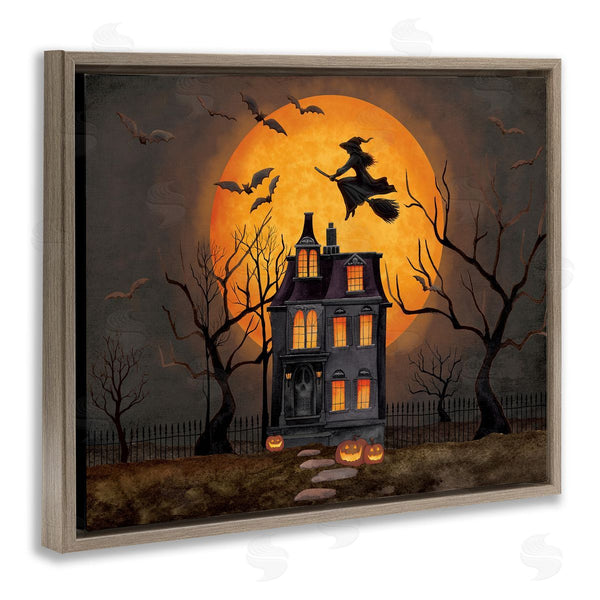 Stupell Industries Nicole Tamarin | Haunted Night Mansion
