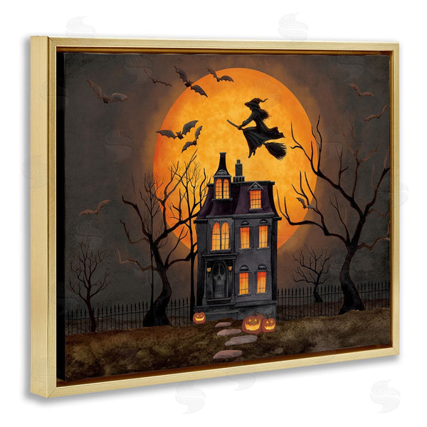 Stupell Industries Nicole Tamarin | Haunted Night Mansion