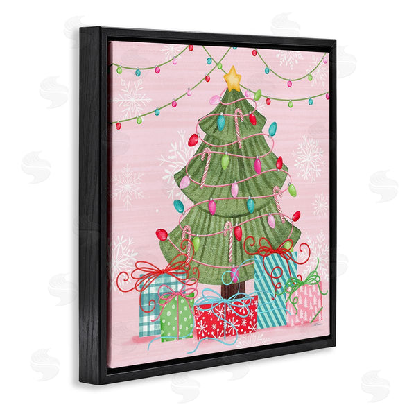 Stupell Industries Nicole Tamarin | Merry Pinkmas Tree
