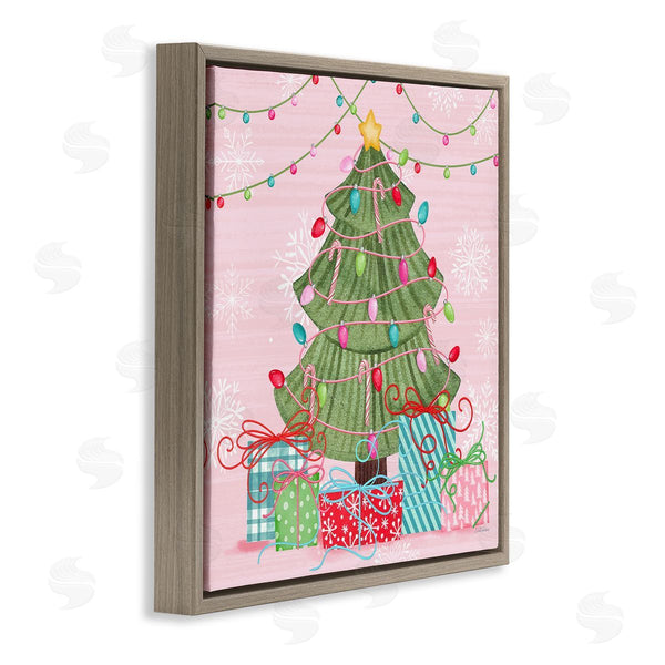 Stupell Industries Nicole Tamarin | Merry Pinkmas Tree