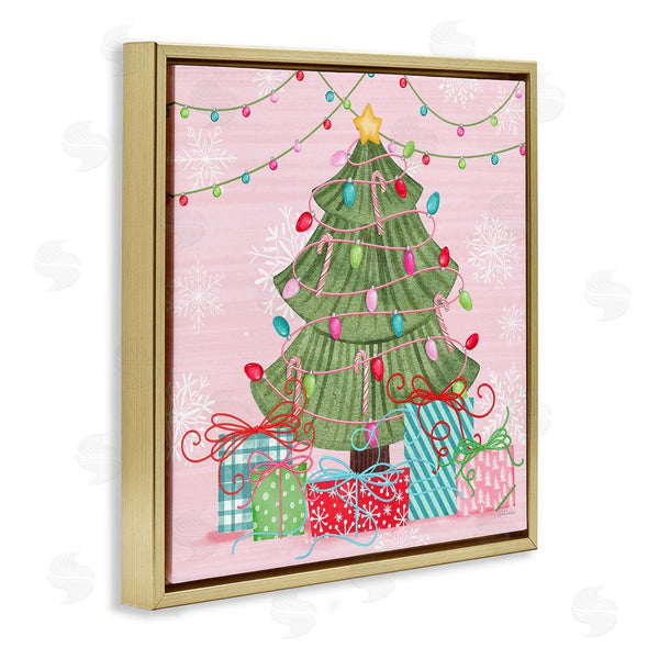 Stupell Industries Nicole Tamarin | Merry Pinkmas Tree