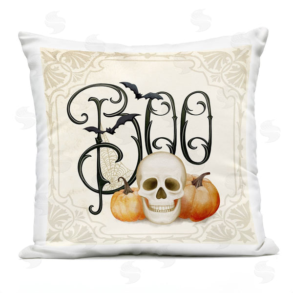 Stupell Industries Nicole Tamarin | Something Wicked Boo Printed Throw Pillow