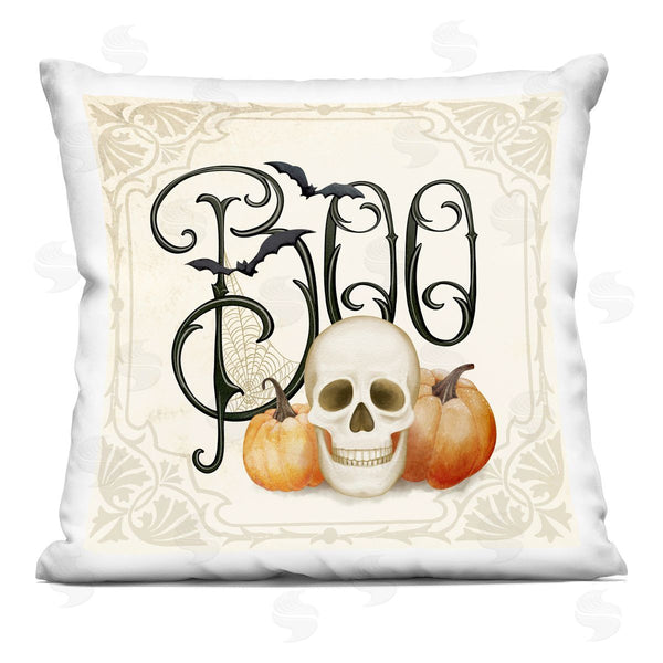 stupell industries Nicole Tamarin | Something Wicked Boo Printed Throw Pillow