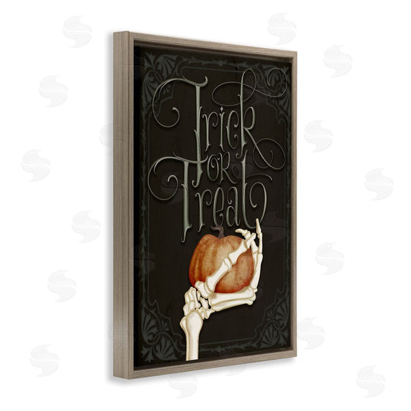 Stupell Industries Nicole Tamarin | Trick Or Treat Skeleton Hand