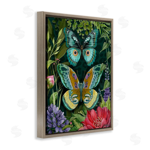 Stupell Industries Nicole Tamarin | Wild Garden Motif Butterflies