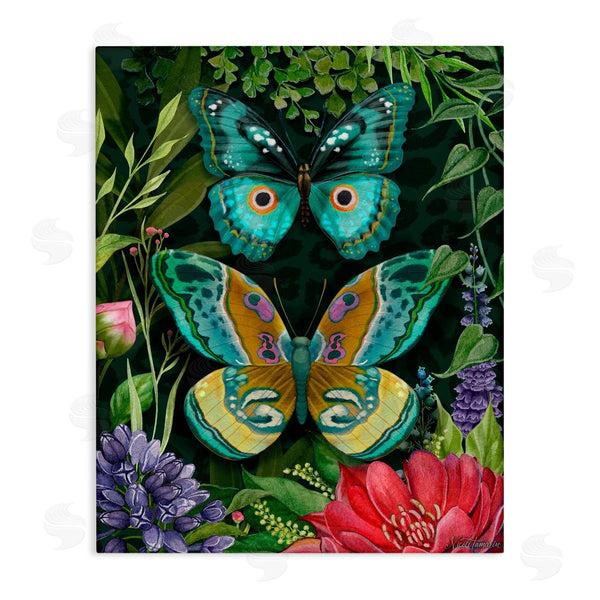 stupell industries Nicole Tamarin | Wild Garden Motif Butterflies