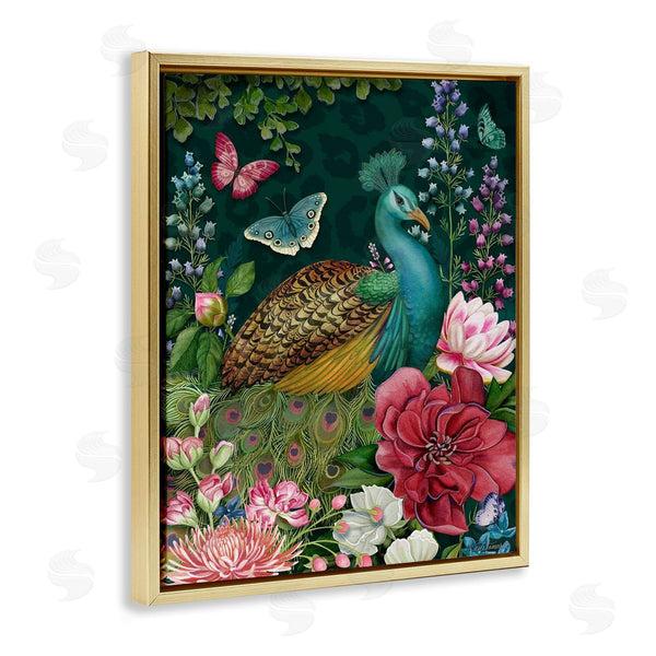 Stupell Industries Nicole Tamarin | Wild Garden Peacock