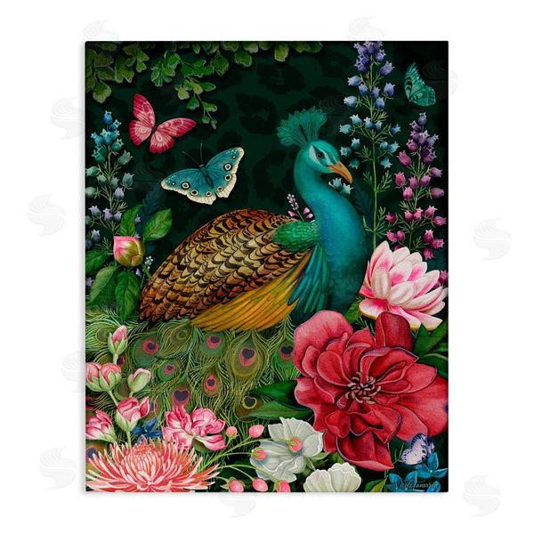 stupell industries Nicole Tamarin | Wild Garden Peacock