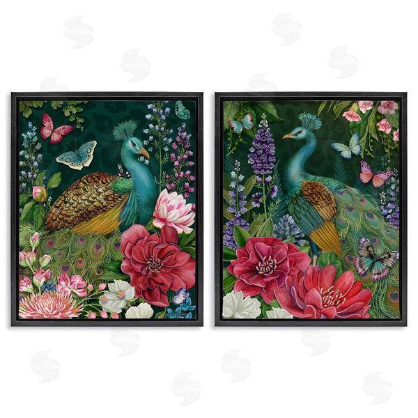 Stupell Industries Nicole Tamarin | Wild Peacock Garden Wall Art