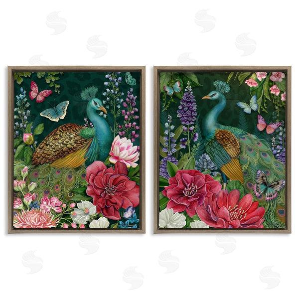 Stupell Industries Nicole Tamarin | Wild Peacock Garden Wall Art