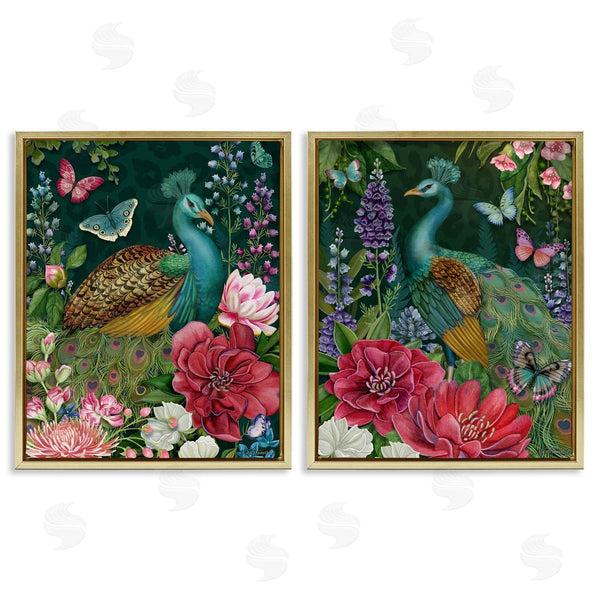 Stupell Industries Nicole Tamarin | Wild Peacock Garden Wall Art