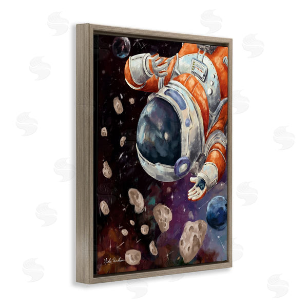 Stupell Industries Nidhi Wadhwa | Astronaut & Space Asteroids Wall Art