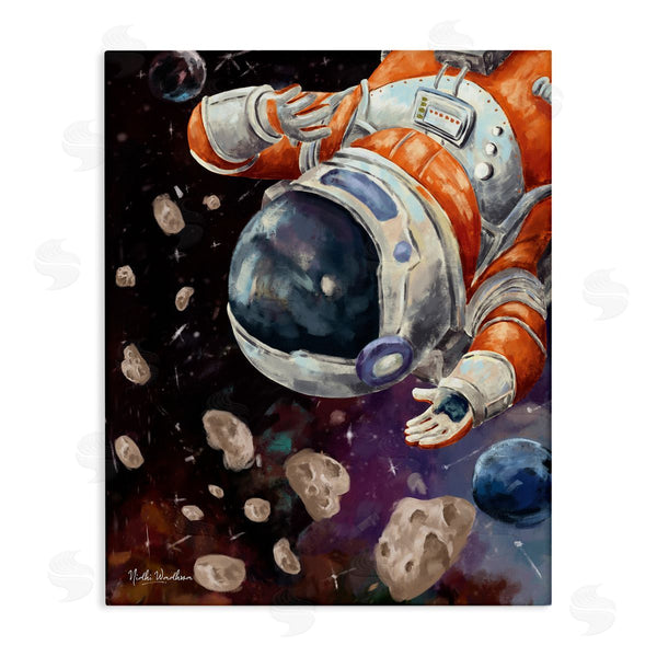 stupell industries Nidhi Wadhwa | Astronaut & Space Asteroids Wall Art