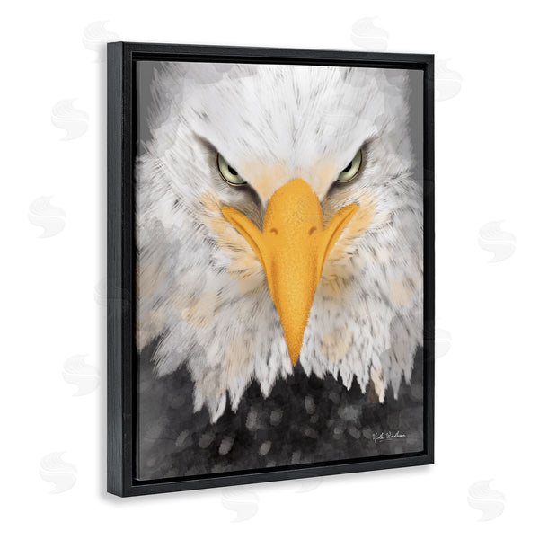 Stupell Industries Nidhi Wadhwa | Bald Eagle Gaze Portrait Wall Art